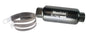 Filter Fuel 10 Micron -10ORB F W/ Clamps - Black - BPE Logo