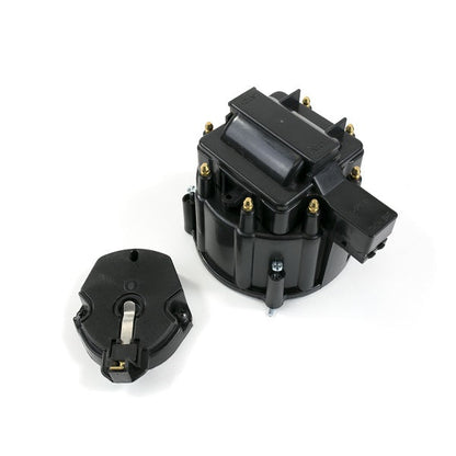 HEI DISTRIBUTOR CAP & ROTOR KIT For BPE DISTRIBUTORS - COIL COVER - ROTOR - V8 ENGINE - BLACK