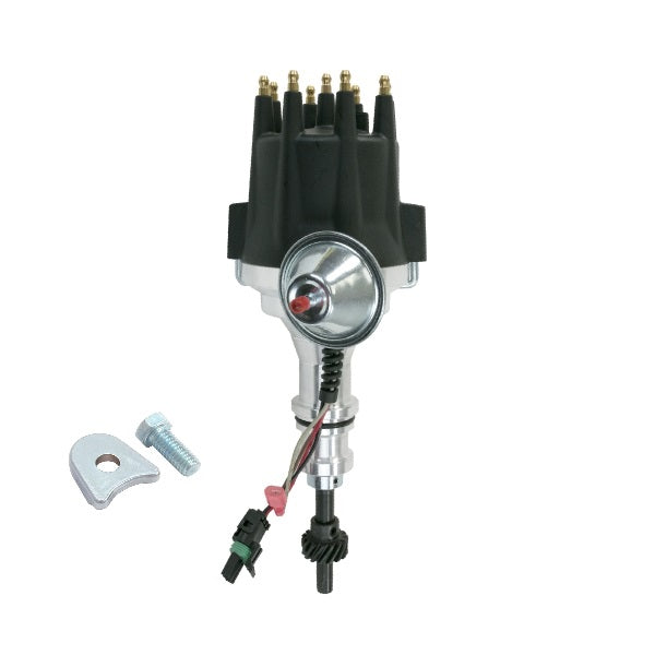 PRO SERIES READY TO RUN DISTRIBUTOR - FORD SB 289/302W - V8 ENGINE - BLACK CAP