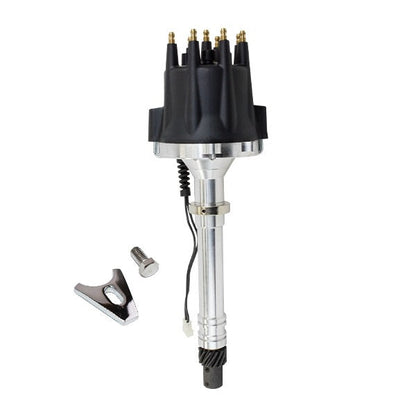 Pro Series 2 Wire Distributor - Chevy SB/BB - V8 Engine - Black Cap