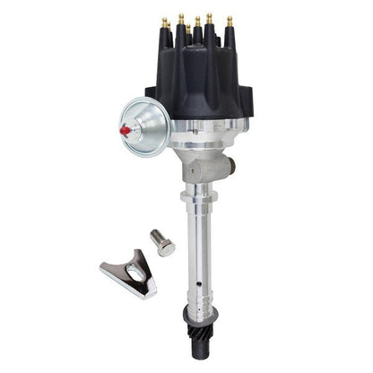 Pro Series Read To Run Tach Drive Distributor - Chevy SB/BB - V8 Engine - Black Cap W/ Fixed Collar