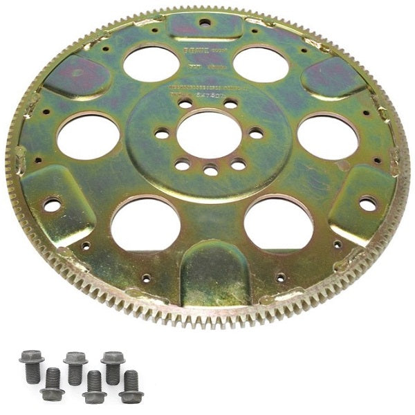 INTERNAL BALANCE - SB CHEVY V8 1-PIECE REAR MAIN SEAL 168 TOOTH 14 INCH FLEXPLATE SFI