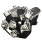 BBC (STD DECK) FRONT ACCESSORY DRIVE - DUAL-BELT QUICK SERPENTINE W/ ALT - PS - WP - AC - BRACKETS - BOLTS