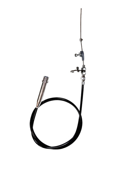 Cable Kit - Chevy-GM 700R4 Transmission Kickdown - Black