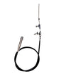 Cable Kit - Chevy-GM 700R4 Transmission Kickdown - Black