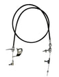 Cable Kit - Chrysler 727 Transmission Kickdown - Black