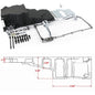 LS OIL PAN SWAP KIT - LOW PROFILE OIL PAN KIT FOR HOTROD / MUSCLE CAR ENGINE SWAP - BLACK