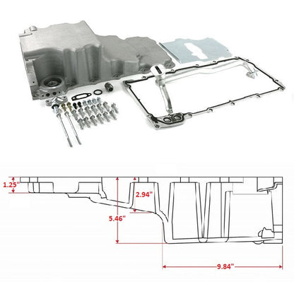 LS OIL PAN SWAP KIT - LOW PROFILE OIL PAN KIT FOR HOTROD / MUSCLE CAR ENGINE SWAP