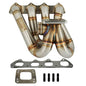 B Series T3 T4 Top Mount Turbo Manifold GSR Si B16 B18 B20 44mm For Civic Si DC2