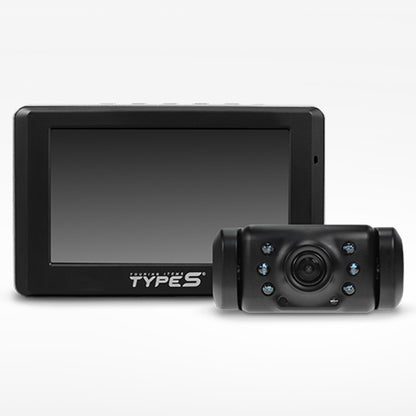 TYPE S Reverse Light-powered Digital Wireless Backup Cam 4.3 In. LCD Screen Mount
