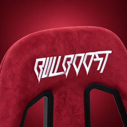 Wine Red Bull Boost Adjustable Racing Lowered Ultra Max Bucket Seat with Slider Rails