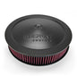 14" BluePrint Black Air Cleaner W/ Flat Base - Black