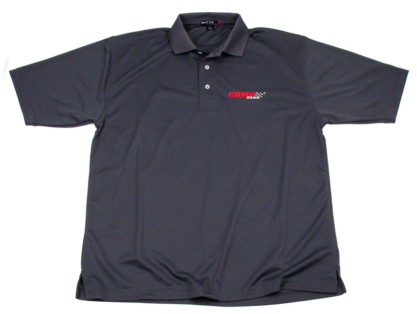 Gray COMP Cams Logo Dri Mesh Medium Polo Shirt