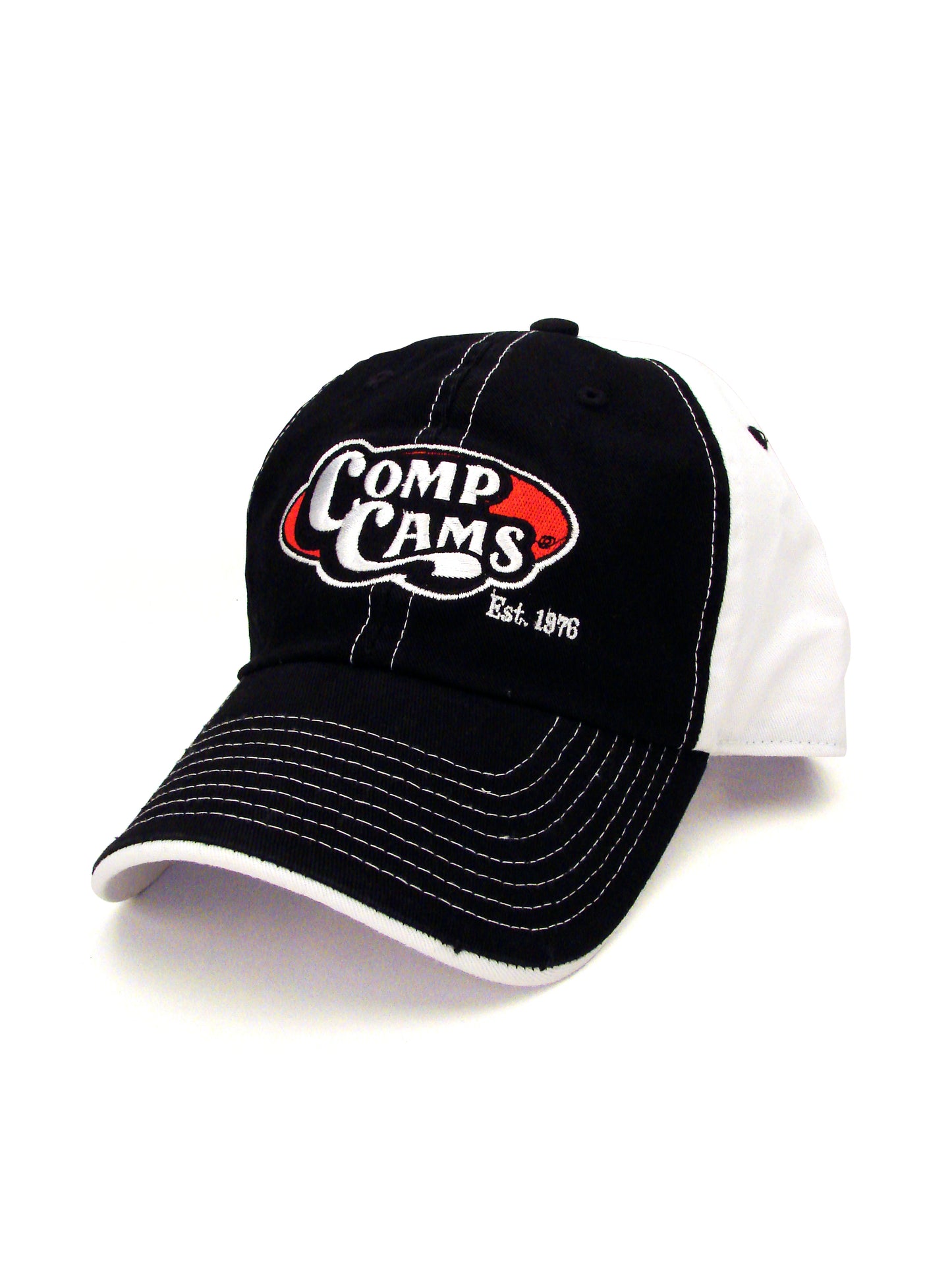 Retro COMP Cams Logo Black And White Hat