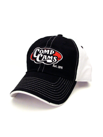 Retro COMP Cams Logo Black And White Hat