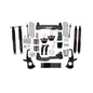 6 In. Suspension Lift Kit With Torsion Bar Drop Brackets And Black MAX Shocks.