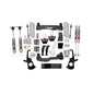 6 In. Suspension Lift Kit With Torsion Bar Drop Brackets And Monotube Shocks.