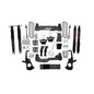 6 In. Suspension Lift Kit With Torsion Bar Drop Brackets And Black MAX Shocks.