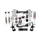 6 In. Suspension Lift Kit With Torsion Bar Drop Brackets And Monotube Shocks.