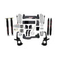 7 In. Lift Kit With Raised Torsion Bar Brackets And Black MAX Shocks.