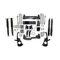 7 In. Lift Kit With Raised Torsion Bar Brackets And Black MAX Shocks.