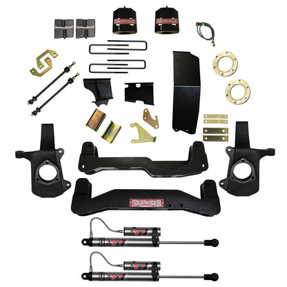 Skyjacker - 6-7 In. Suspension Lift Kit With ADX 2.0 Remote Reservoir Shocks. - C14660PK-X