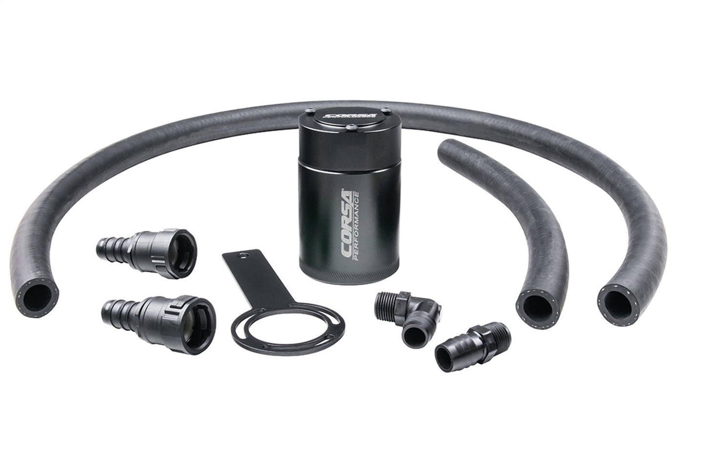 CORSA Performance 3 Oz. Aluminum Oil Catch Can With Mounting Bracket