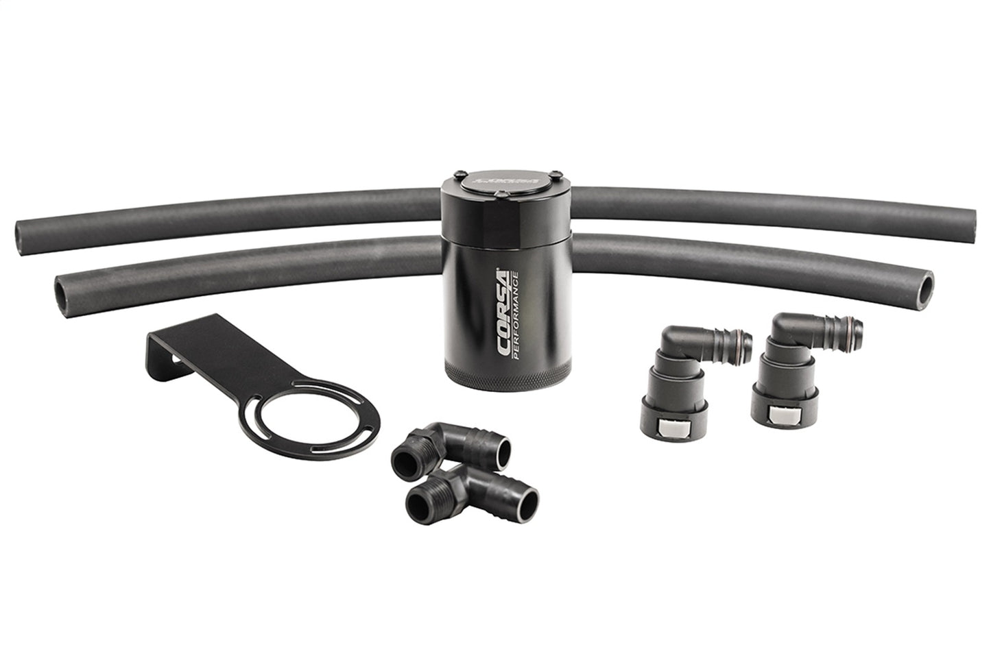 CORSA Performance 3 Oz. Aluminum Oil Catch Can With Mounting Bracket
