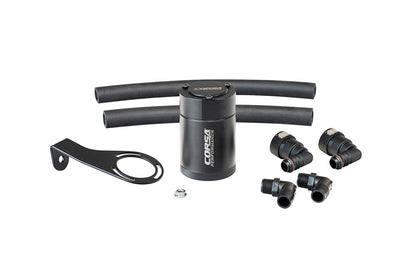 CORSA Performance 3 Oz. Aluminum Oil Catch Can With Mounting Bracket