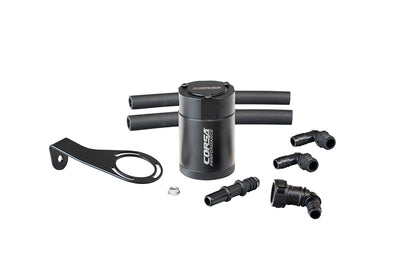 CORSA Performance 3 Oz. Aluminum Oil Catch Can With Mounting Bracket