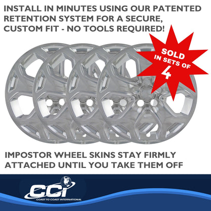 Coast To Coast Wheel Cover 18 Inch 5 Spoke Chrome Set Of 4