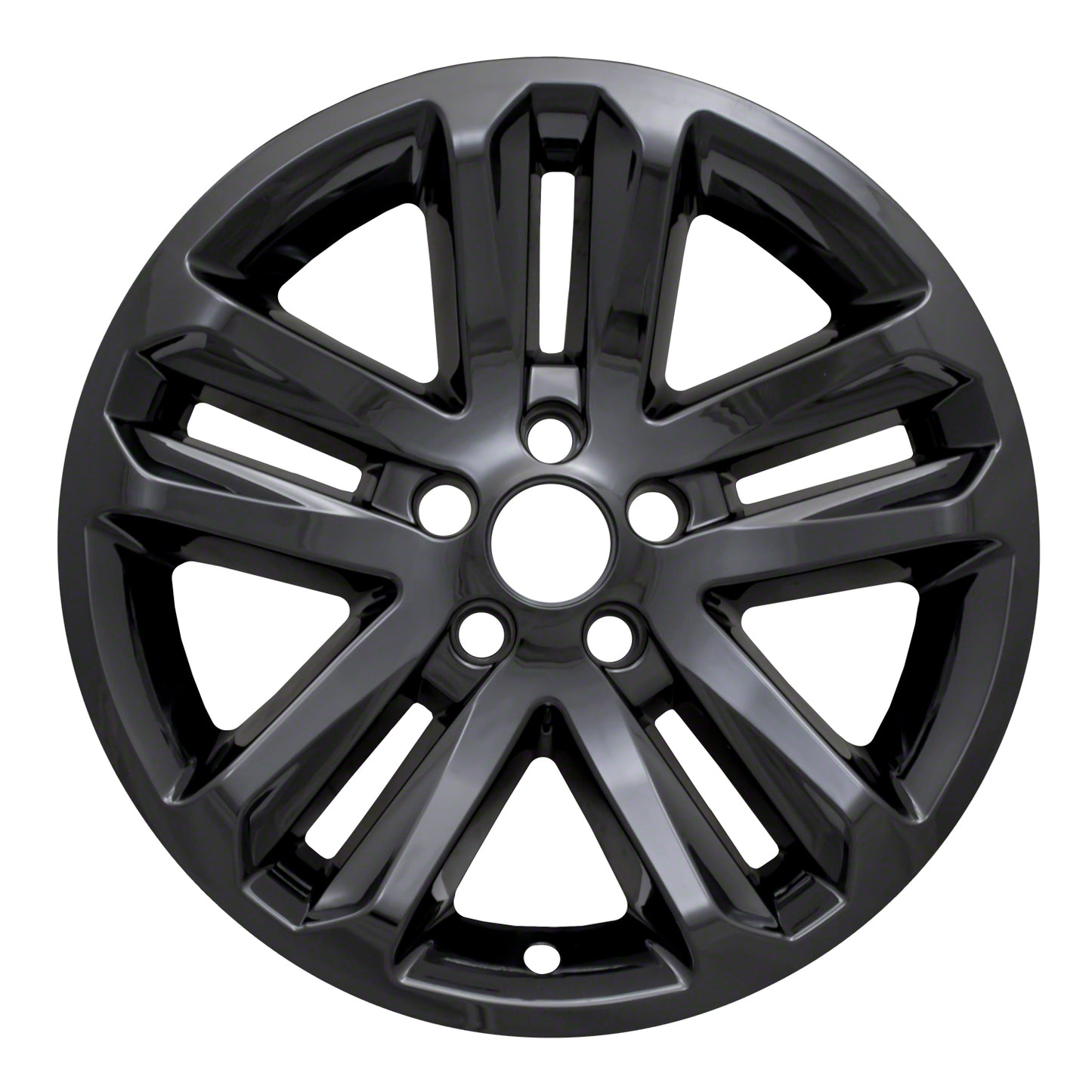Coast To Coast Wheel Cover 18 Inch 5 Spoke Gloss Black Set Of 4