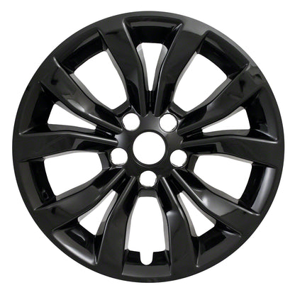 Coast To Coast Wheel Cover 17 Inch 10 Spoke Gloss Black Set Of 4