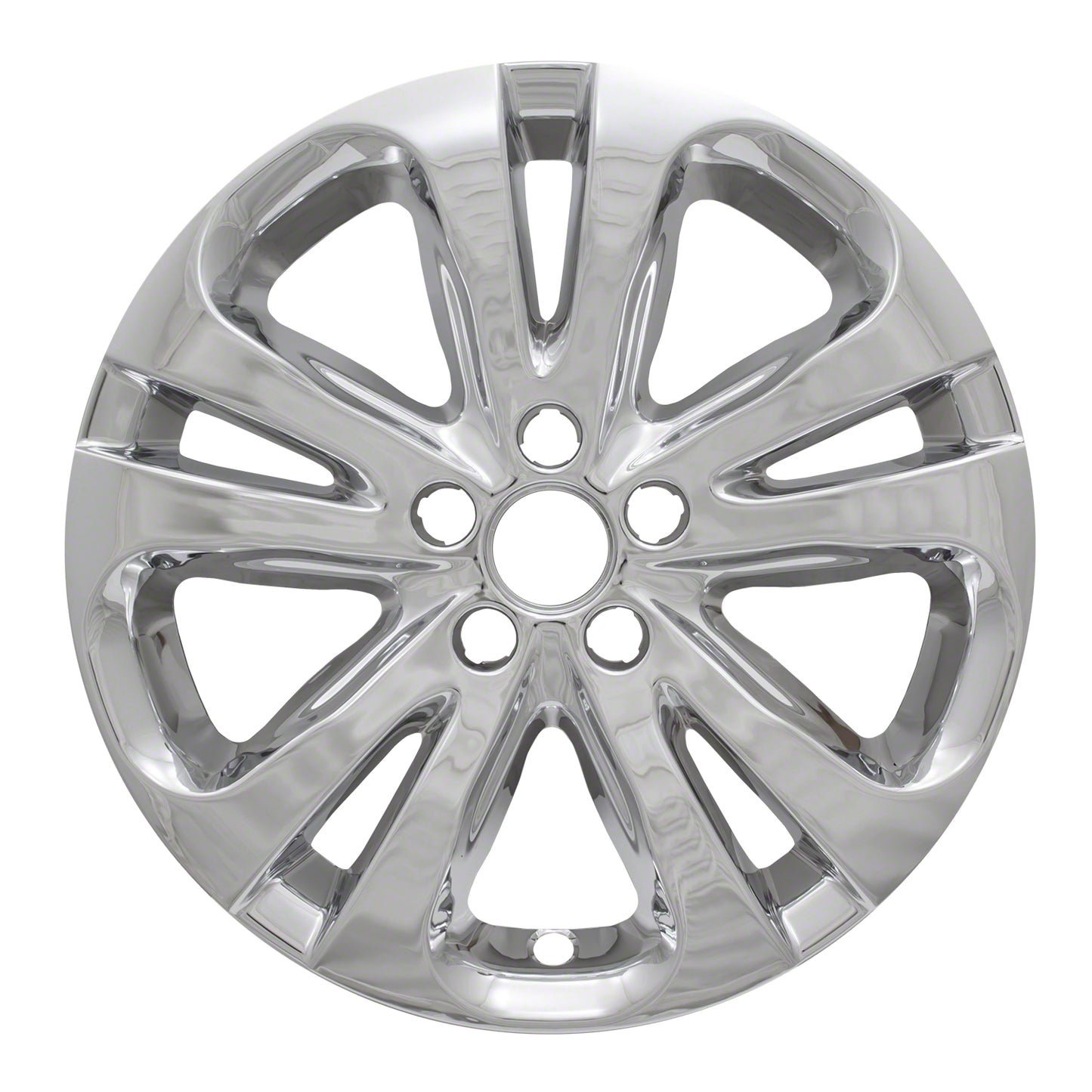 Coast To Coast Wheel Cover 17 Inch 5 Double Spoke Chrome Set Of 4