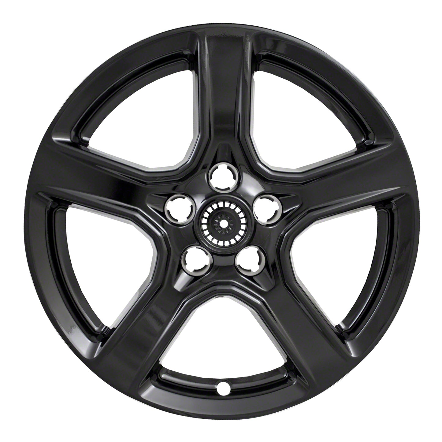 Coast To Coast Wheel Cover 18 Inch 5 Spoke Gloss Black Set Of 4