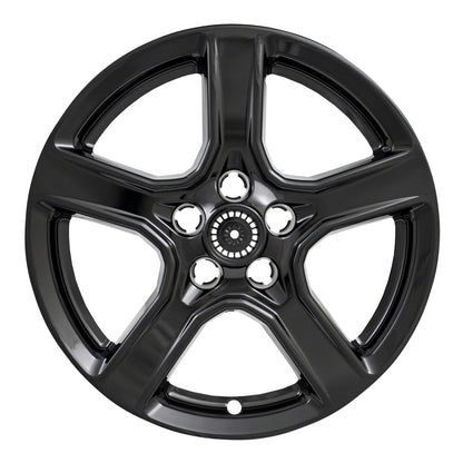 Coast To Coast Wheel Cover 18 Inch 5 Spoke Gloss Black Set Of 4