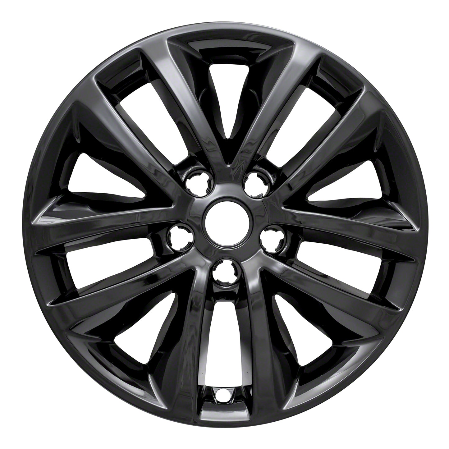 Coast To Coast Wheel Cover 17 Inch 10 Spoke Gloss Black Set Of 4