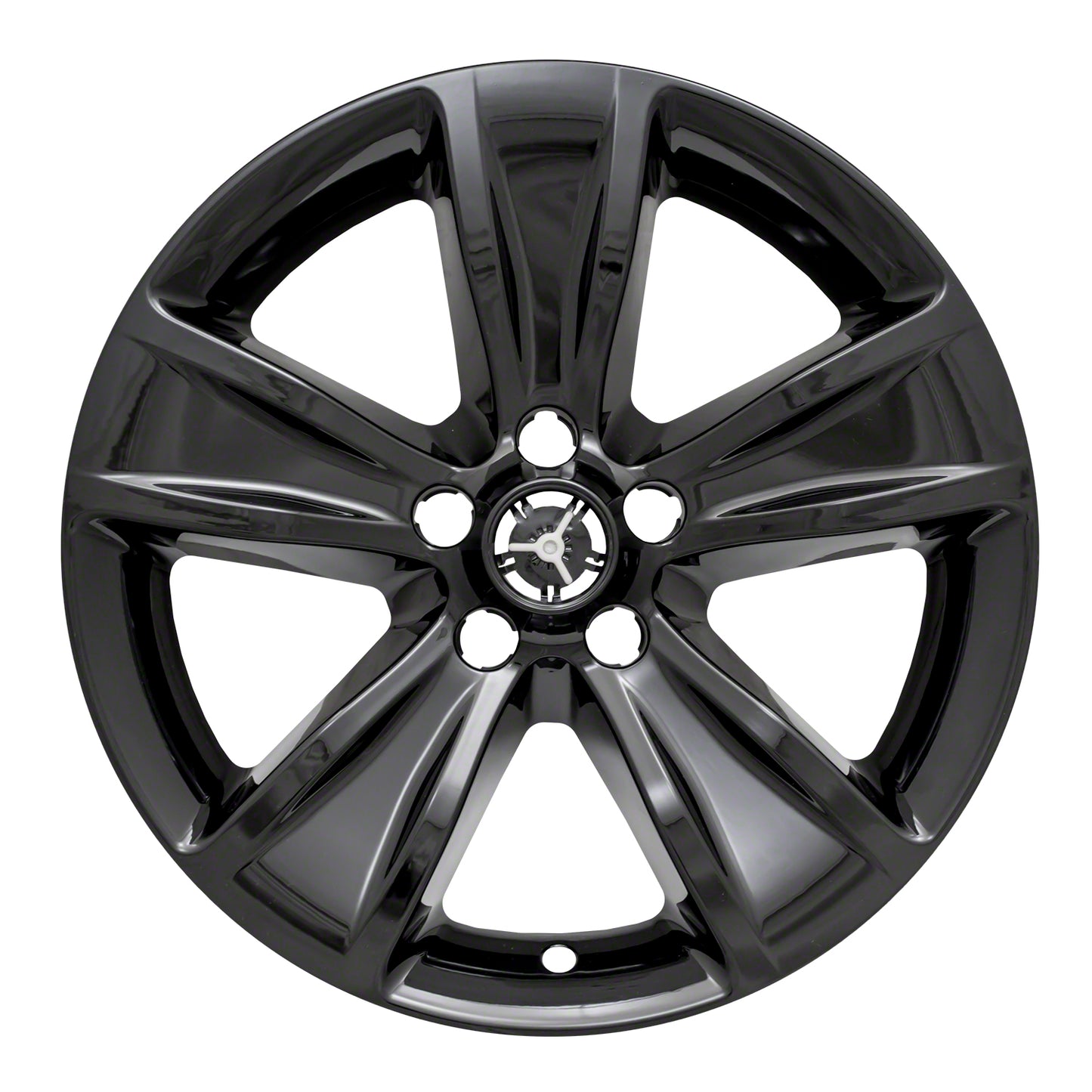 Coast To Coast Wheel Cover 18 Inch 5 Spoke Gloss Black Set Of 4