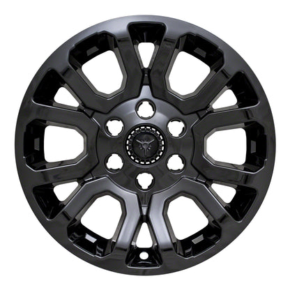 Coast To Coast Wheel Cover 18 Inch 6 Spoke Gloss Black Set Of 4