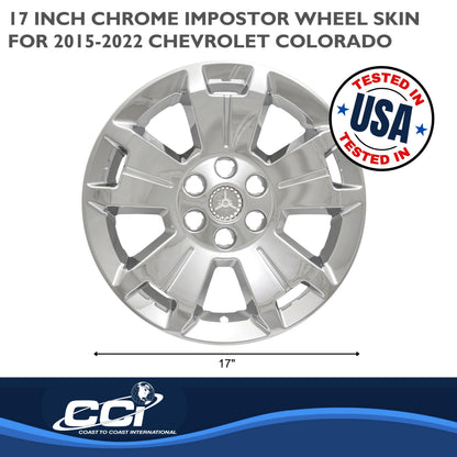 Coast To Coast Wheel Cover 17 Inch 5 Spoke Chrome Set Of 4