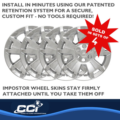 Coast To Coast Wheel Cover 17 Inch 5 Spoke Chrome Set Of 4