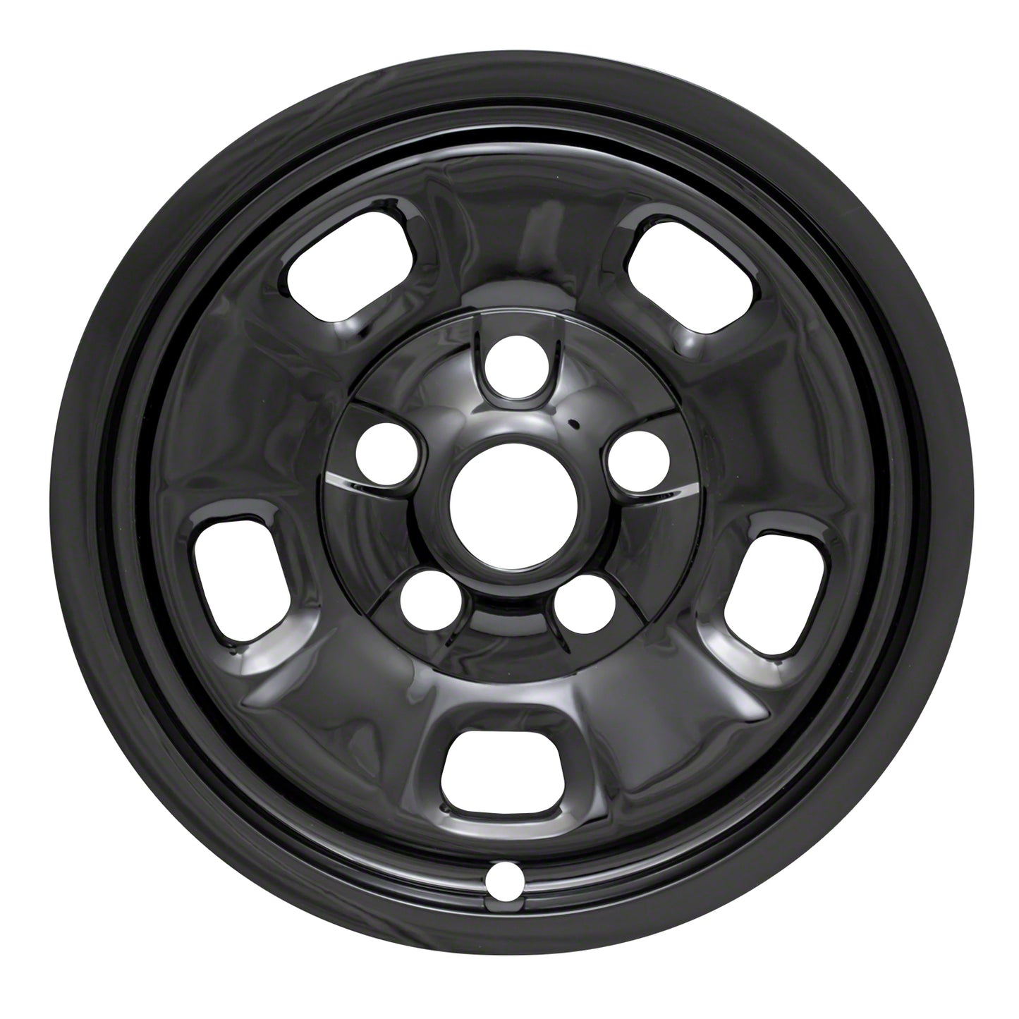 Coast To Coast Wheel Cover 17 Inch 5 Spoke Gloss Black Set Of 4