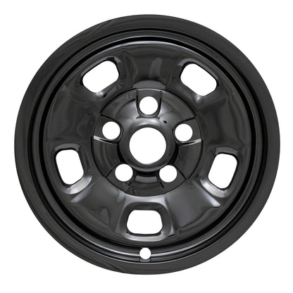 Coast To Coast Wheel Cover 17 Inch 5 Spoke Gloss Black Set Of 4