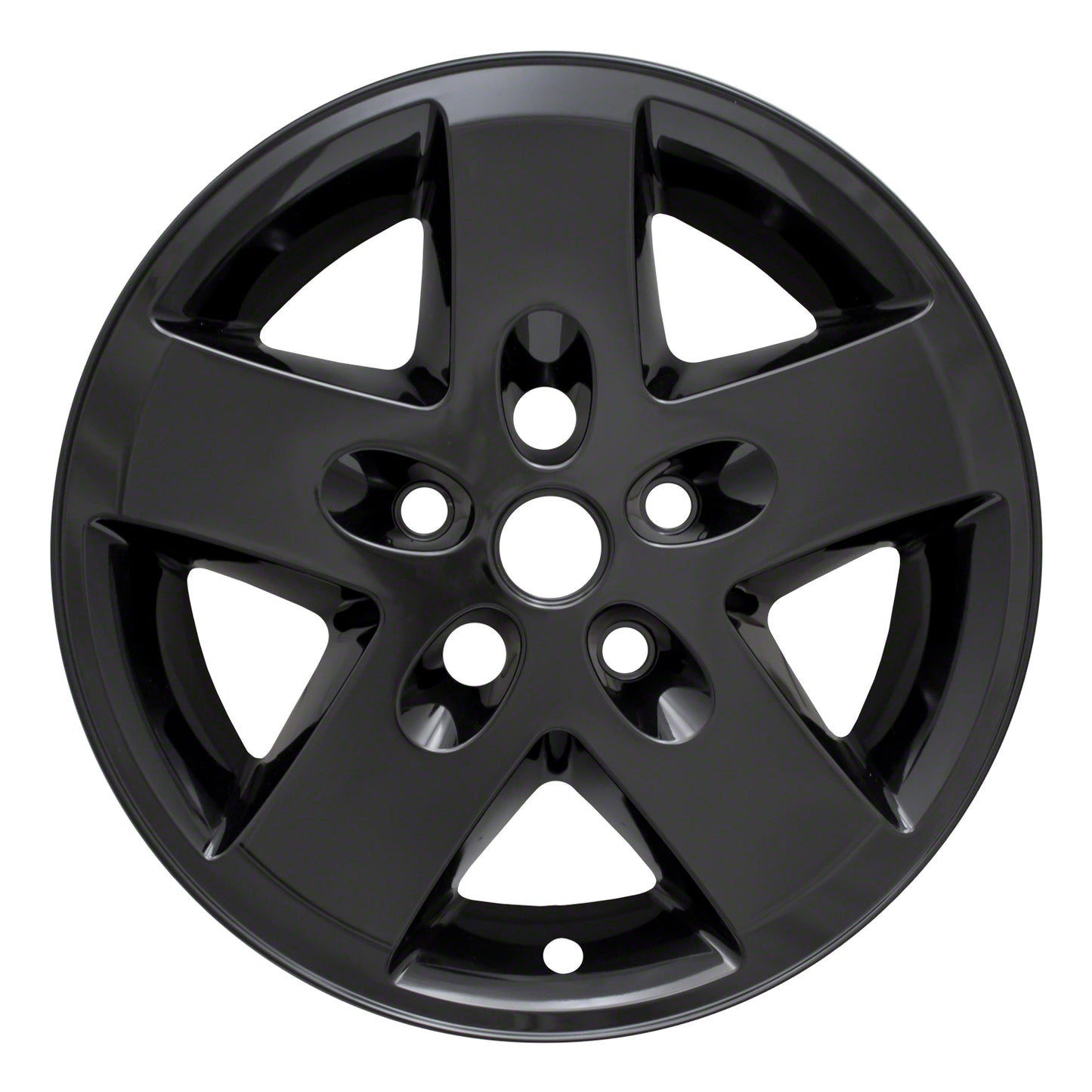 Coast To Coast Wheel Cover 17 Inch 5 Spoke Gloss Black Set Of 4