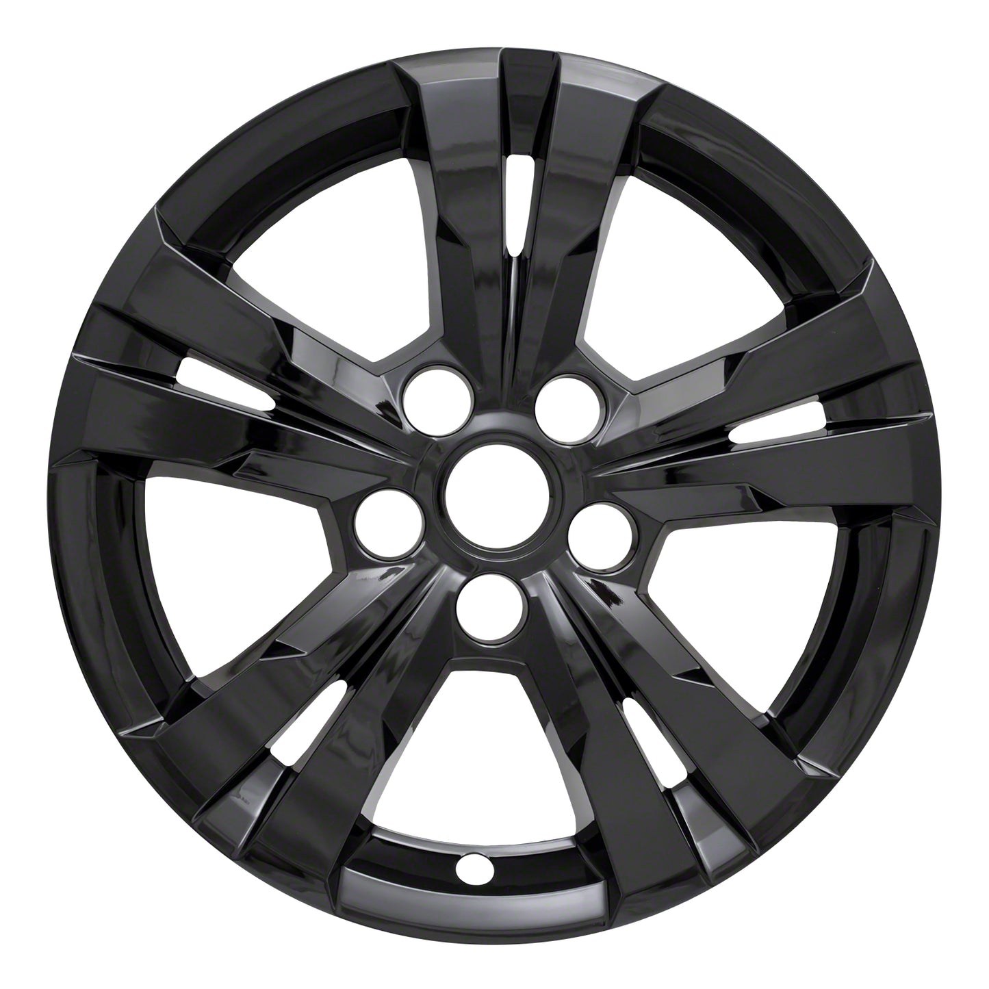 Coast To Coast Wheel Cover 17 Inch 5 Spoke Gloss Black Set Of 4