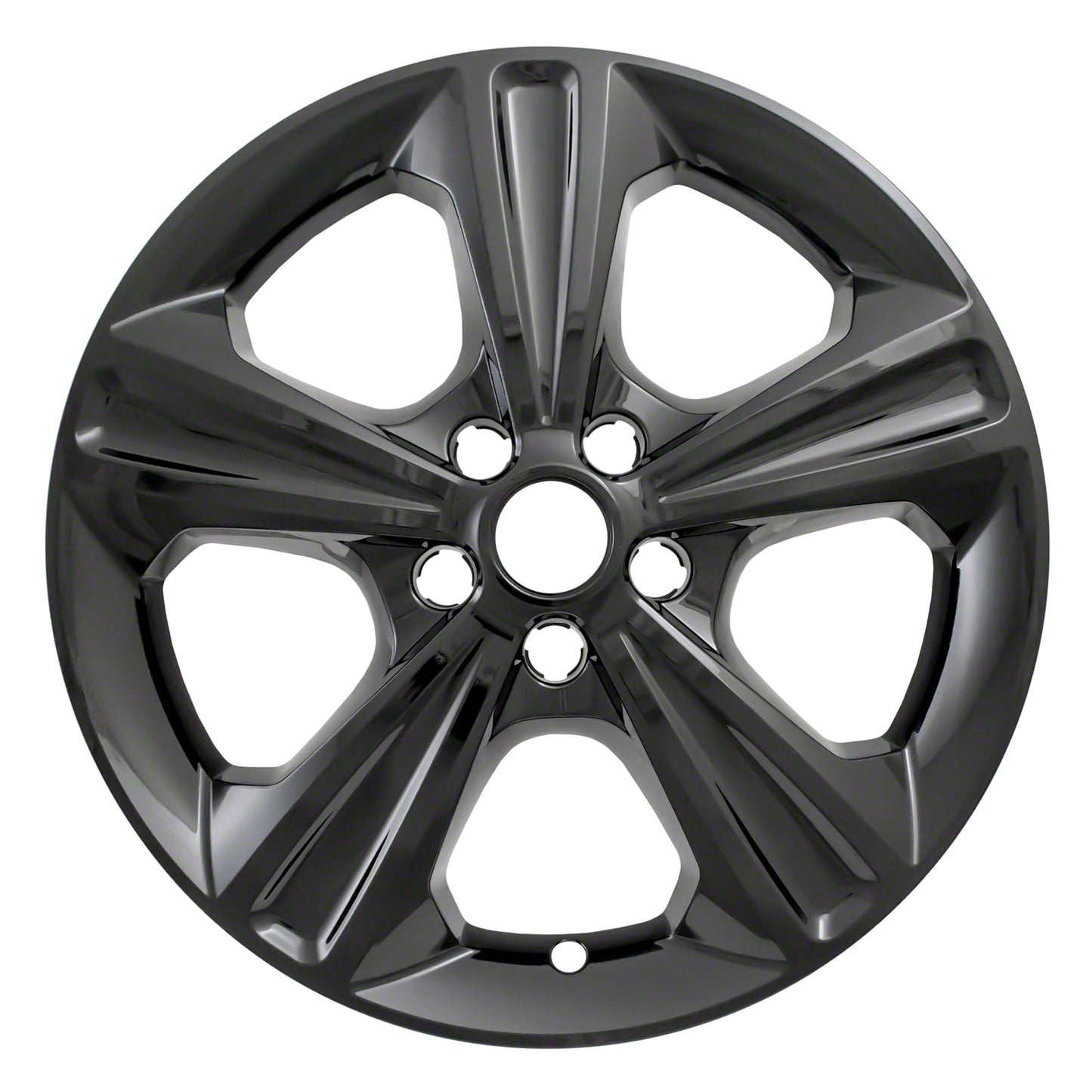 Coast To Coast Wheel Cover 17 Inch 5 Spoke Gloss Black Set Of 4