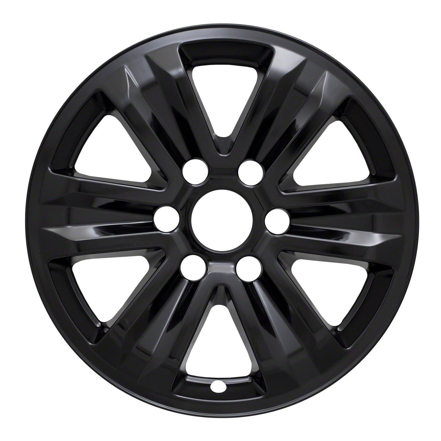 Coast To Coast Wheel Cover 17 Inch 6 Spoke Gloss Black Set Of 4