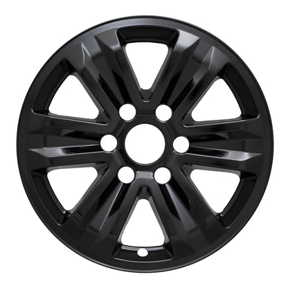 Coast To Coast Wheel Cover 17 Inch 6 Spoke Gloss Black Set Of 4