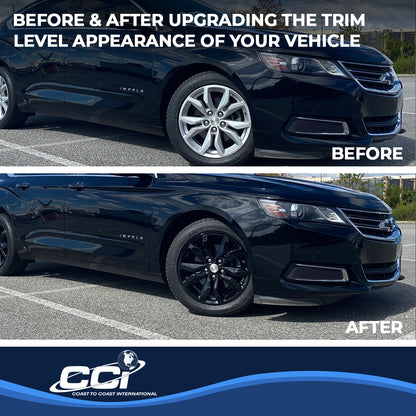 Coast To Coast Wheel Cover 18 Inch 10 Spoke Gloss Black Set Of 4