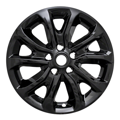 Coast To Coast Wheel Cover 17 Inch 5 V-Spoke Gloss Black Set Of 4